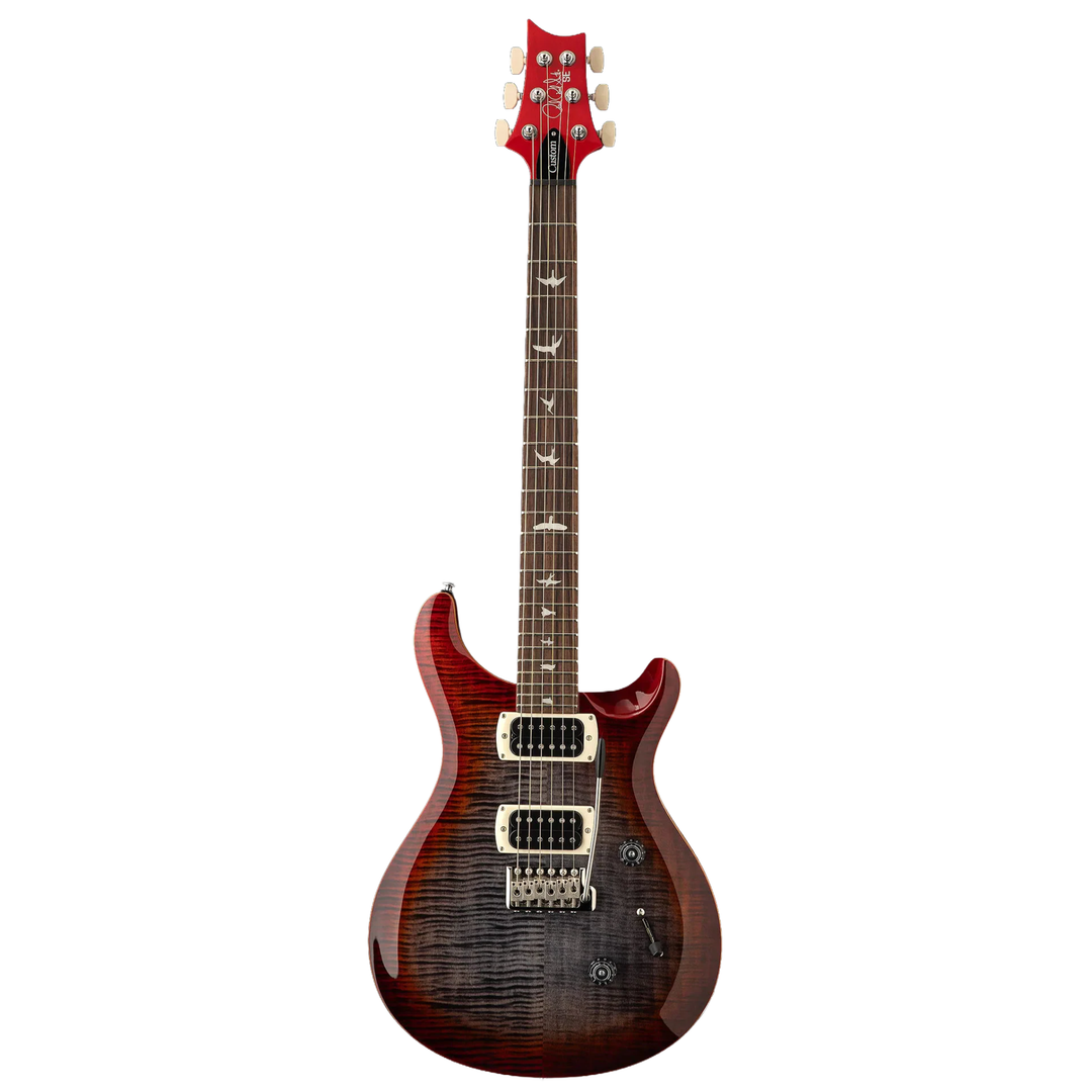 PRS SE Custom 24 Electric Guitar (Charcoal Cherry Burst)