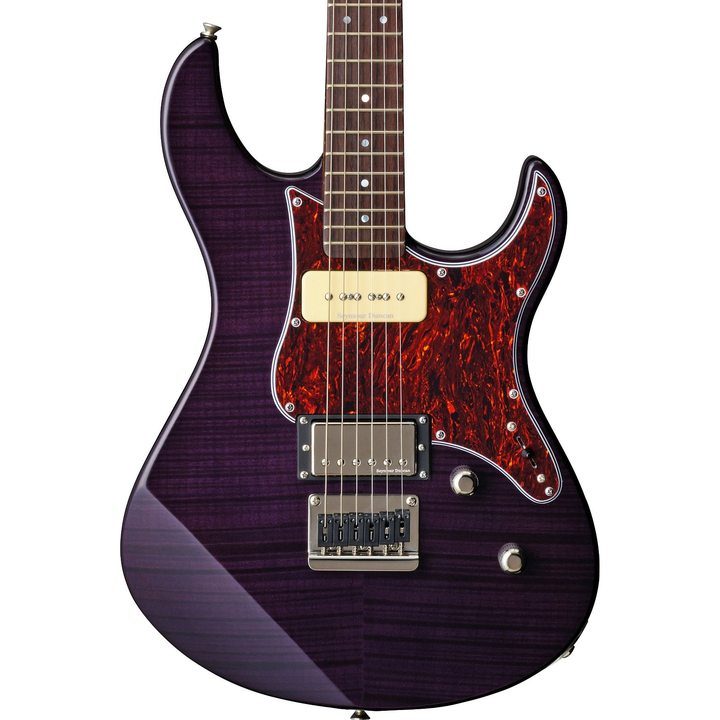 Yamaha PAC611HFM TLP Pacifica 6-String RH Electric Guitar-Translucent Purple