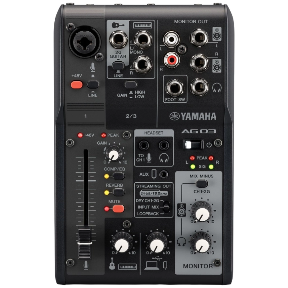 Yamaha AG03MK2 B Yamaha Mixing Console - Black