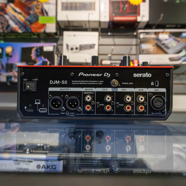 Pioneer DJM-S5 Scratch-Style 2-Channel DJ Mixer (Gloss Red) - Demo