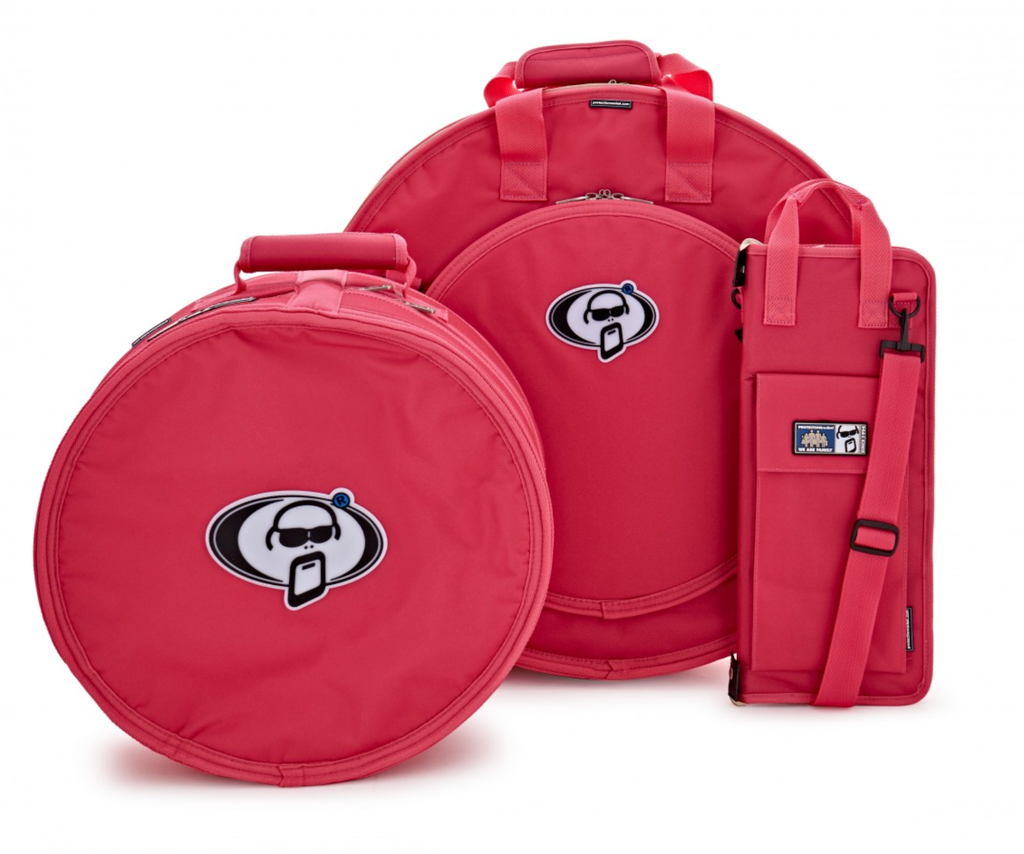 Set19- Protection Racket " Pink Set" Drum Cases Set