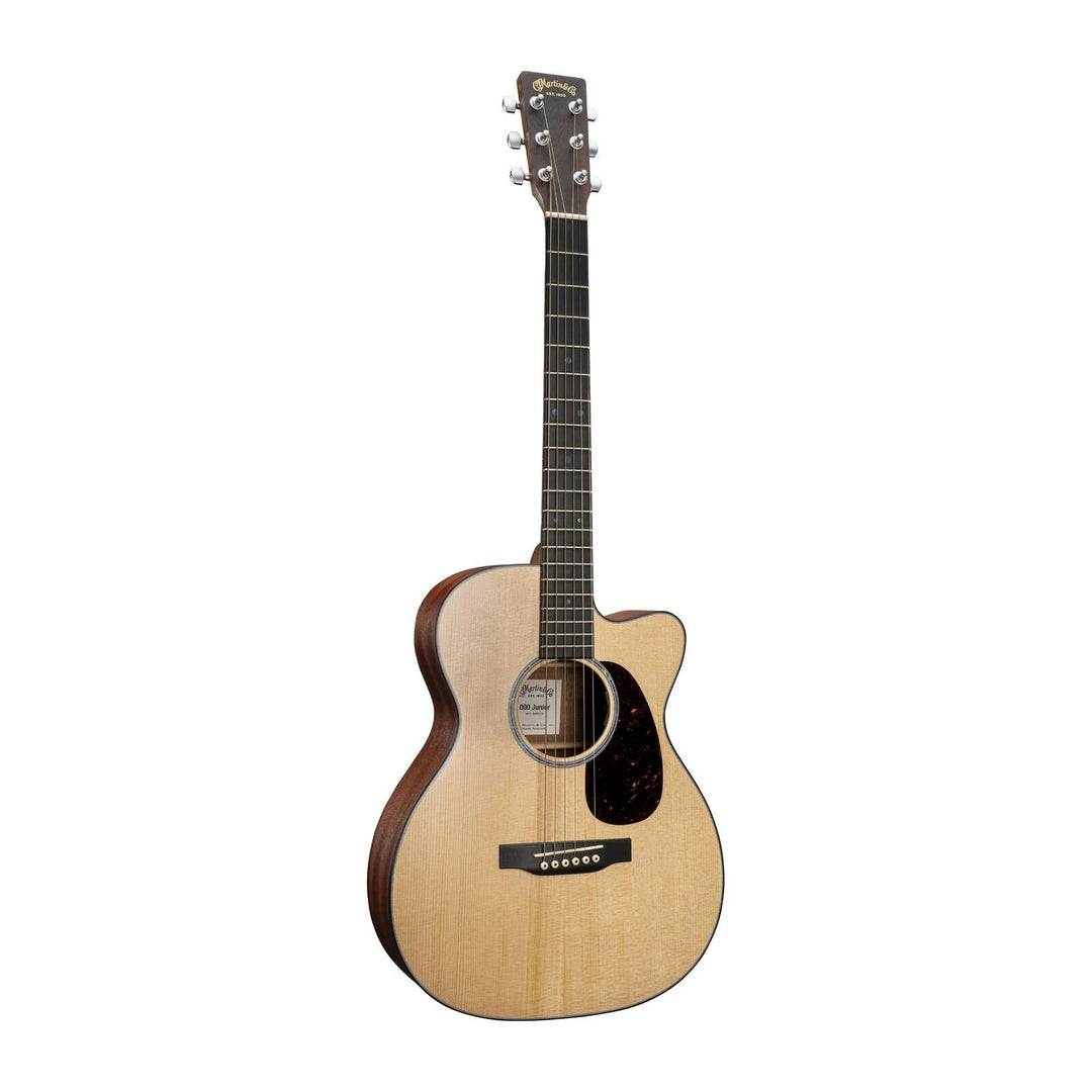 Martin 11Y25000CJREL Dreadnought Junior Acoustic-Electric – 000C Jr-EL Satin Spruce/Sapele with Soft Shell Case