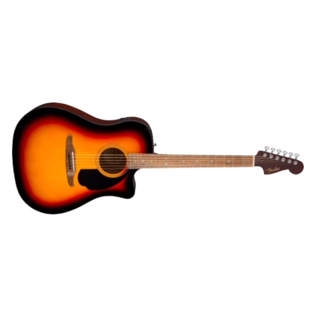 Fender California Standard Redondo™ CE Spruce Top Black Pickguard (3-Color Sunburst)