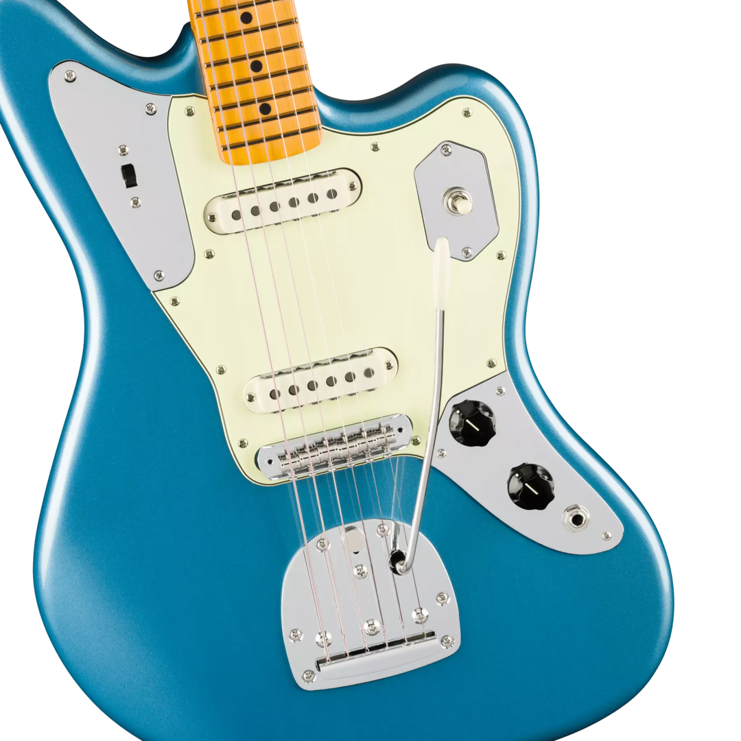 Fender American Professional Classic Jaguar® -  Maple Fingerboard -  Faded Lake Placid Blue