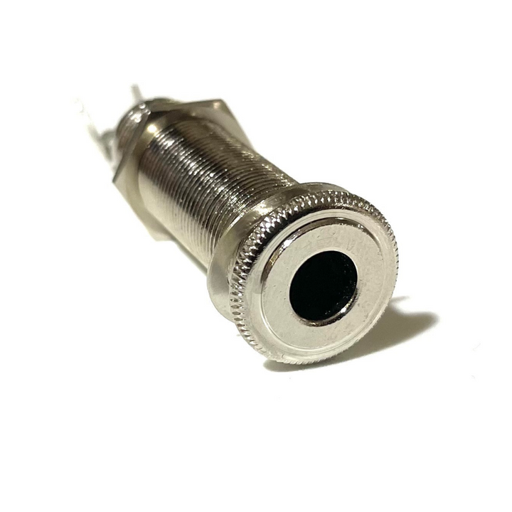 Allparts EP-0152 Switchcraft® 152B Stereo Long Threaded Jack Nickel