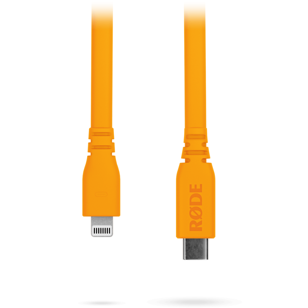 Rode Microphones SC19-O High-quality, 1.5m-long USB-C to Lightning cable - Orange