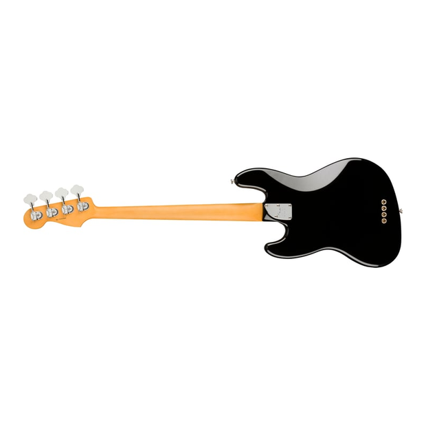 Fender American Professional II Jazz Bass Rosewood Fingerboard Electric Bass Guitar - Black