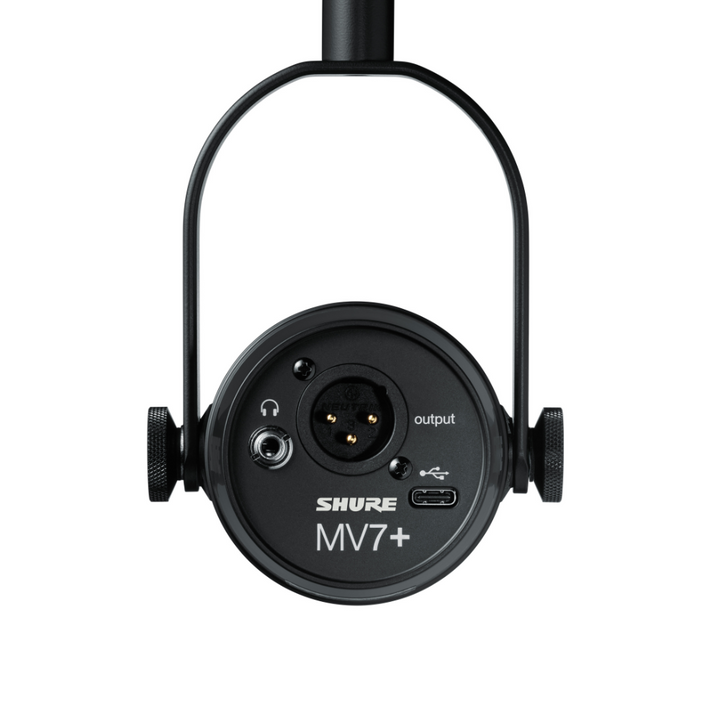 Shure MV7+ USB Microphone - Black