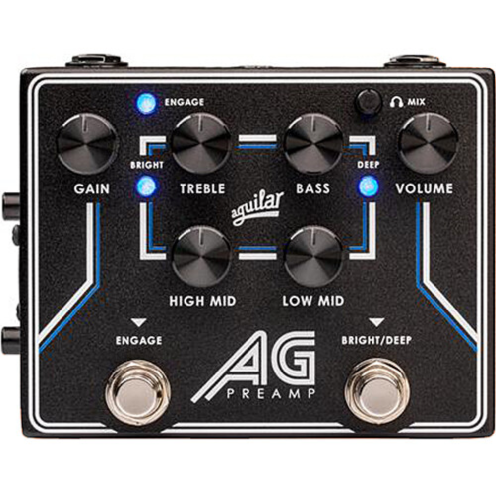 Aguilar AGPREPEDAL Preamp DI Bass Pedal