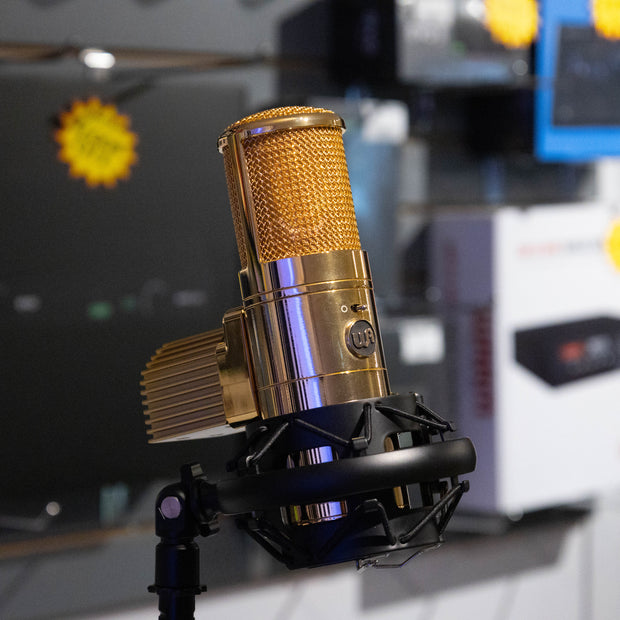 Warm Audio WA-8000G Limited Edition Tube condenser microphone in Gold Finish (Demo)