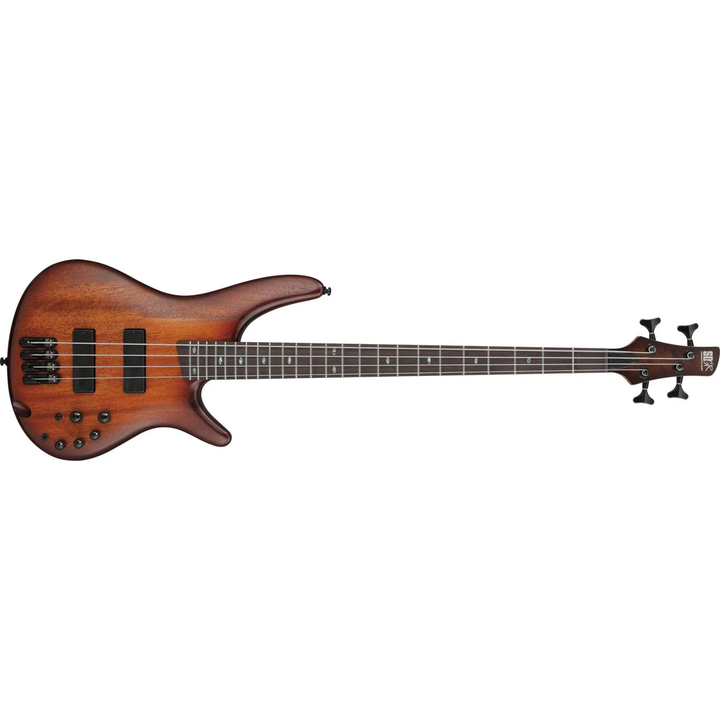 Ibanez SR500AMHL SR Standard Electric Bass (Mahogany Brown Burst Low Gloss)