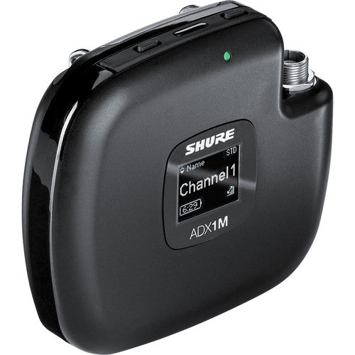 Shure ADX1M Axient Digital ADX Series Micro Wireless Bodypack Transmitter (G57: 470-616 MHz)