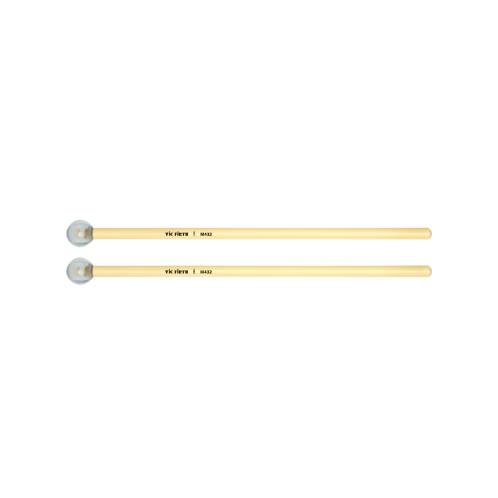 Vic Firth M432 Articulate Series Keyboard Mallet - 7/8" Lexan w/ brass weight, Round