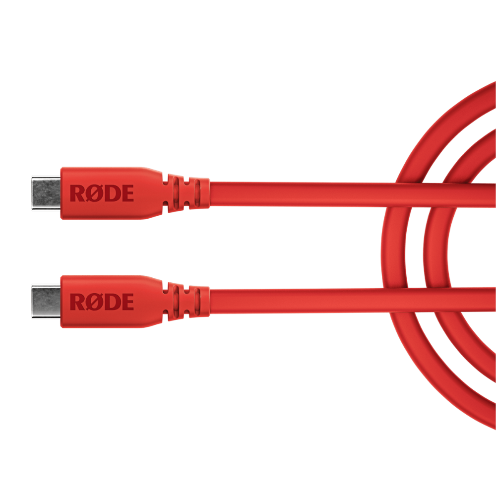 Rode Microphones SC17-R High-quality, 1.5m-long USB-C to USB-C cable - Red