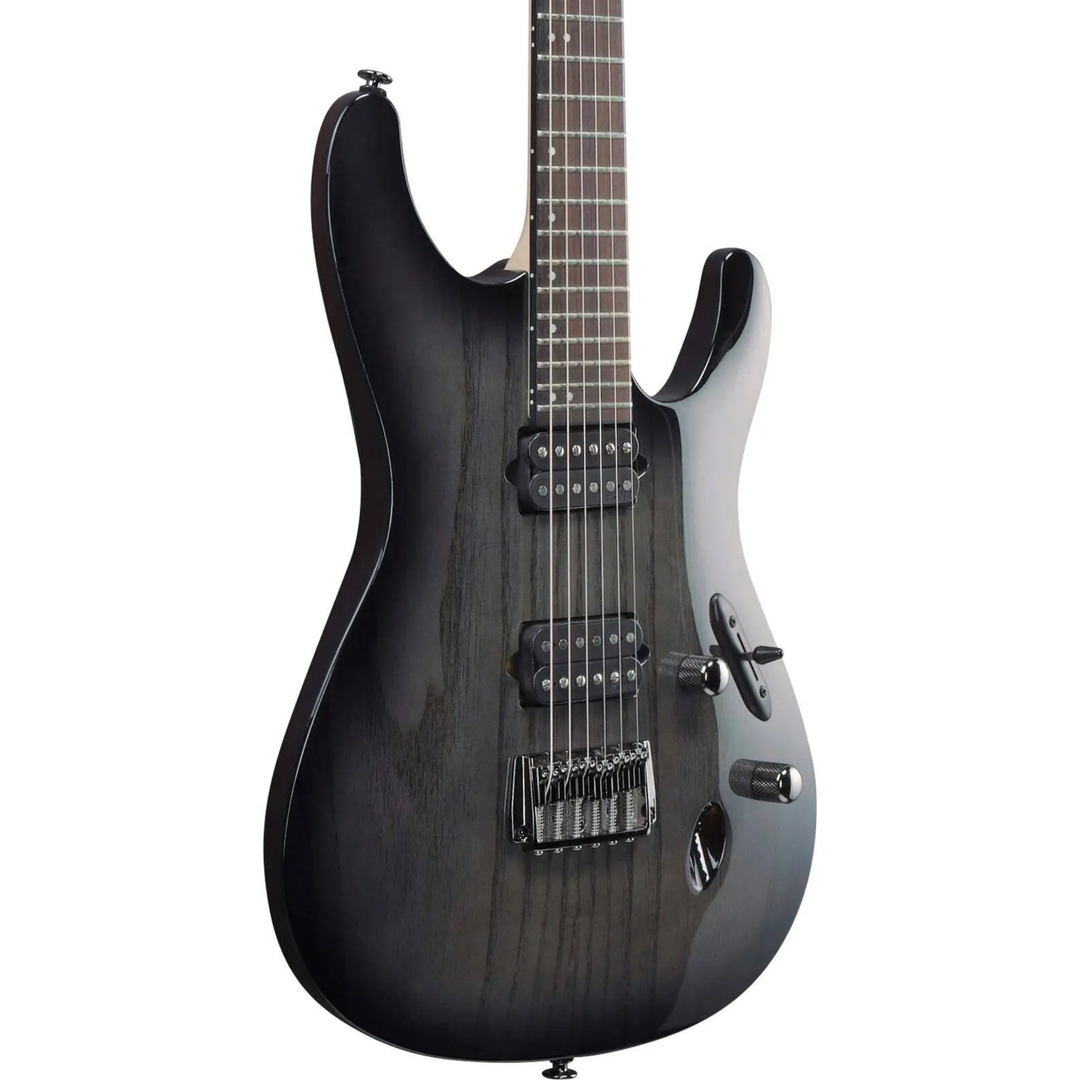 Ibanez S6621AHTGB S Prestige Electric Guitar (Transparent Gray Burst)