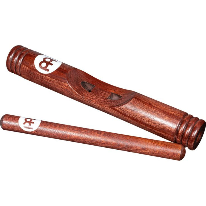 Meinl Percussion Wood Claves African Hollowed Out Select Hardwood