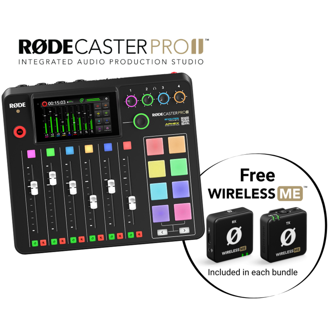 RØDE RodeCaster Pro II + FREE Wireless ME BUNDLE