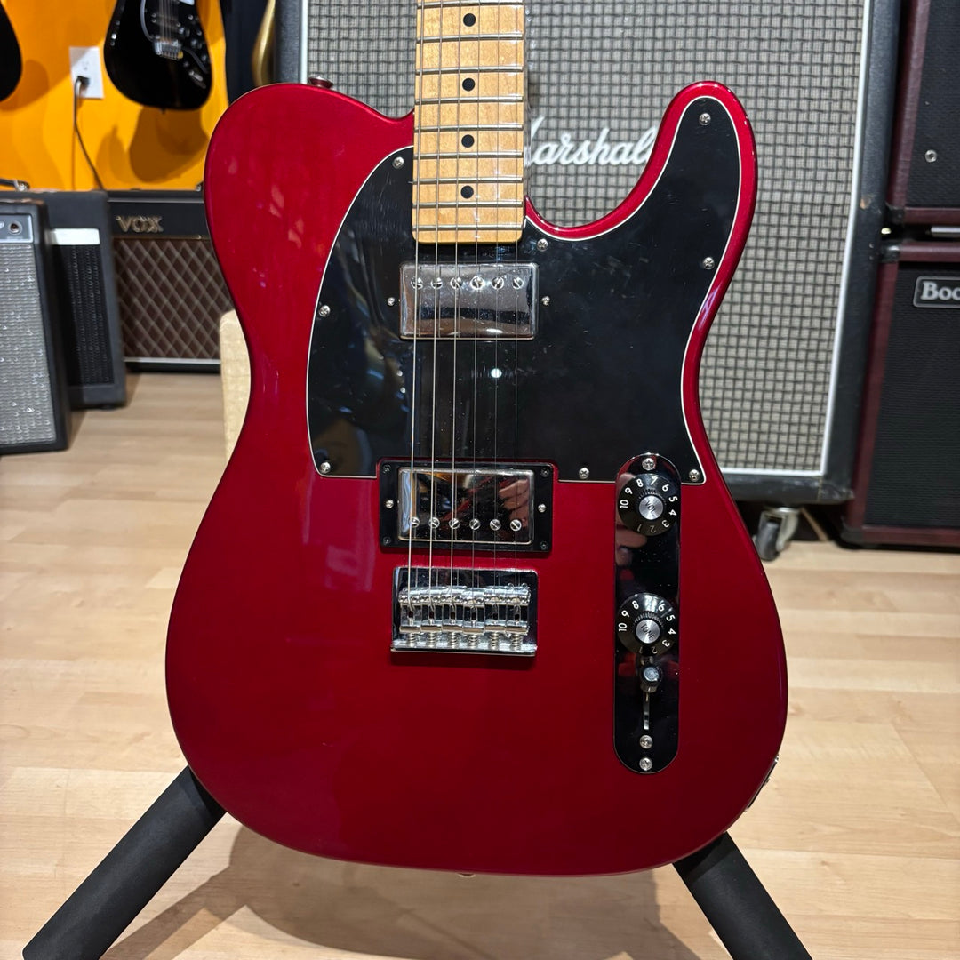 Fender - Blacktop Telecaster (HH C.A. Red / Maple Neck)  w/HD Case - 2011 - USED Electric Guitar