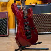 Kramer - " Early 90's , MIJ" Pacer Custom 1 (HSS) Candy Apple Red  w/ Hard Shell Case - (1990-91 )- USED