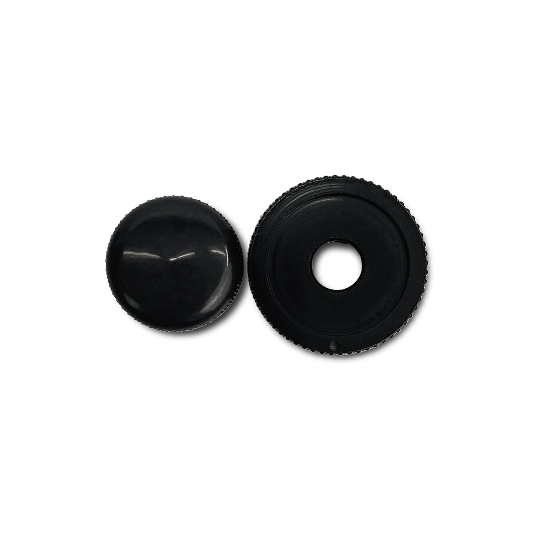 Allparts MK-0137 Stacked Concentric Knob Set Black