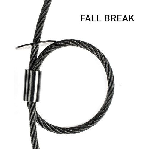 ADJ SC6B Steel Safety Cable - 31in - 70kg Rated - Black