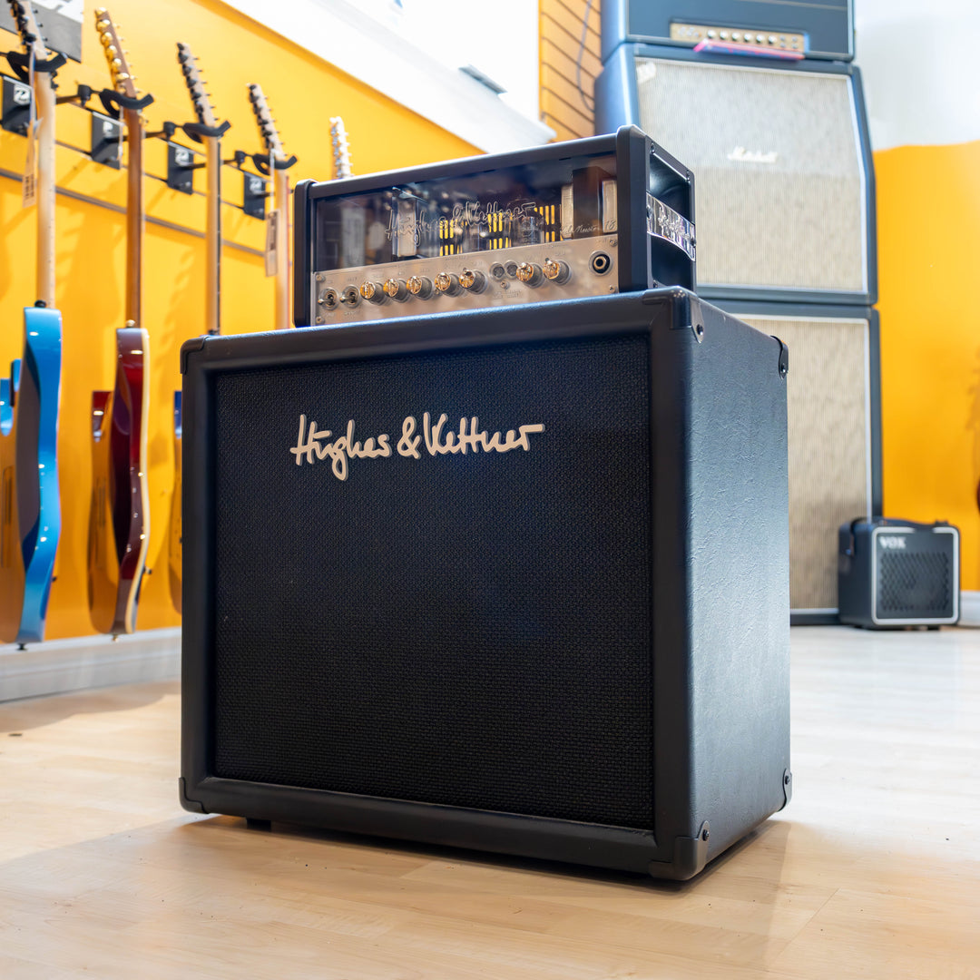 Hughes & Kettner PACKAGE - TM18 Head  w/Bag & Switch / H&K-TM112, V30 Loaded Cabinet - Used
