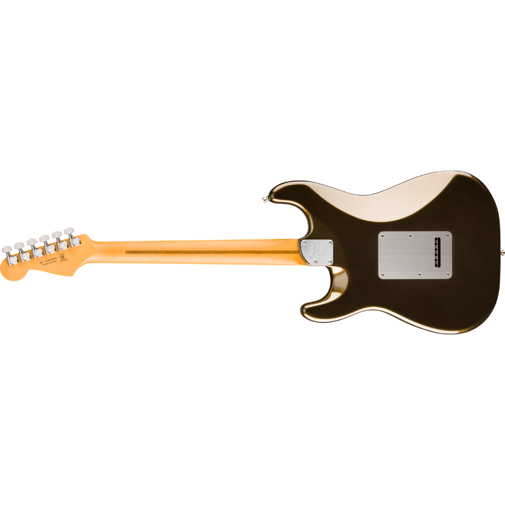 Fender American Ultra II Stratocaster HSS, Ebony Fingerboard (Texas Tea) Electric Guitar
