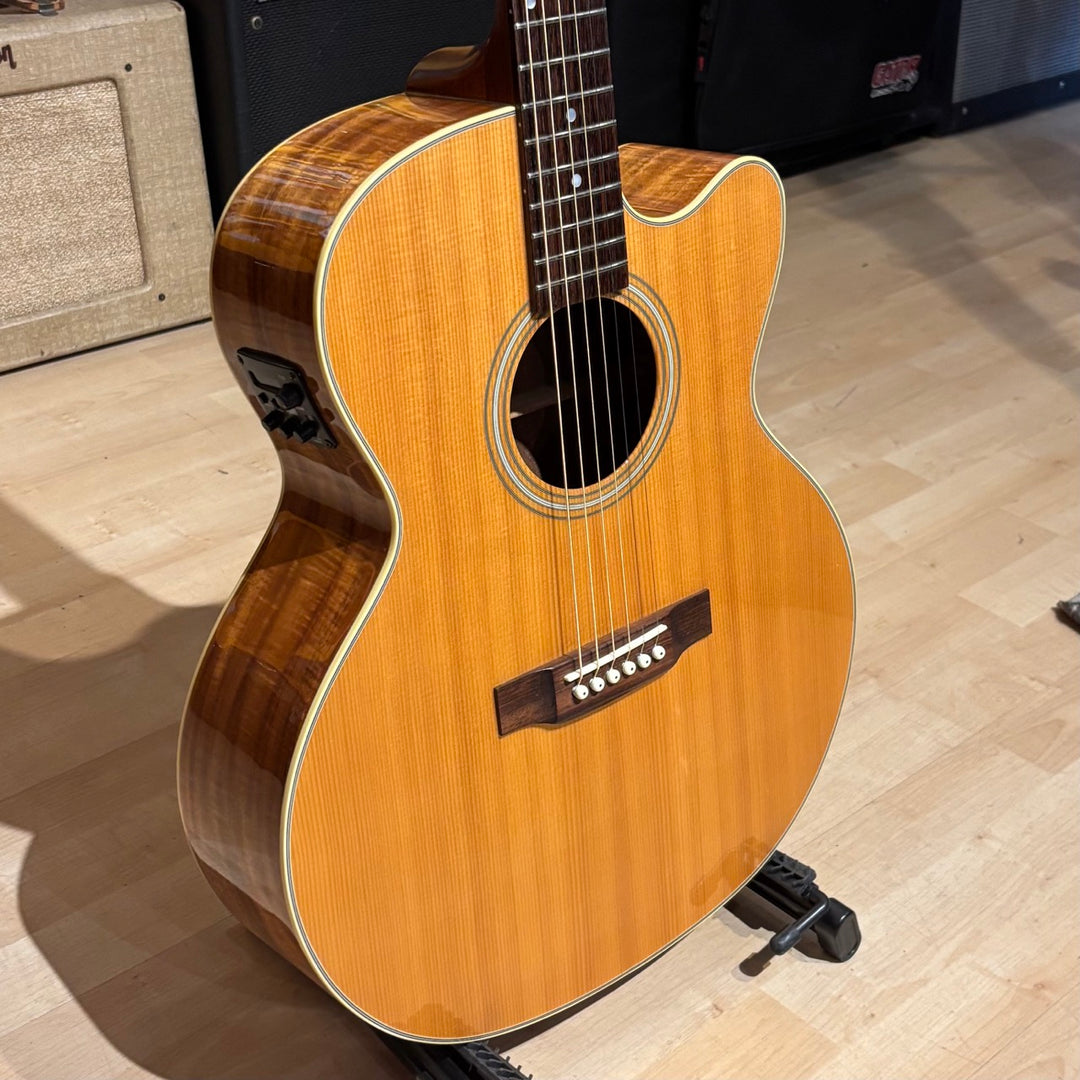 Blueridge - BR-65 KCE Cutaway AC - Electric w/ Levy's Gig Bag (2014-Natural Koa) - USED
