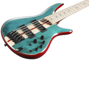 Ibanez SR1425BCGL SR Premium 5-String Electric Bass w/Bag - Caribbean Green Low Gloss