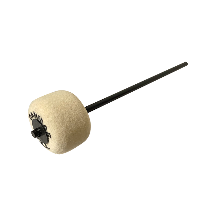 Danmar Classic 206A Classic Bass Drum Beater - White Felt/Long Black Shaft