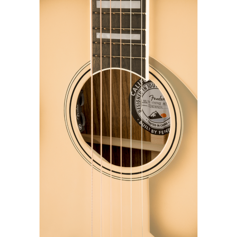 Fender Limited-edition California Vintage Palomino Acoustic-Electric Guitar w/ case - Antigua