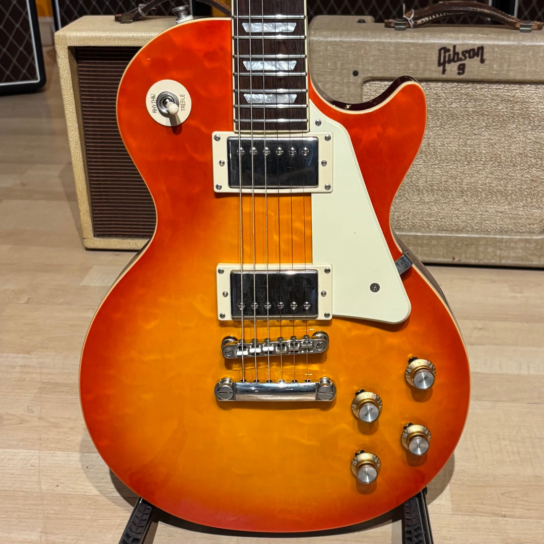 Epiphone - Les Paul STD Quilted Top Faded Cherry Burst w/ HD Case (2022) - USED