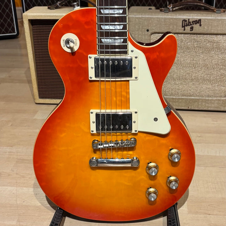 Epiphone - Les Paul STD Quilted Top Faded Cherry Burst w/ HD Case (2022) - USED