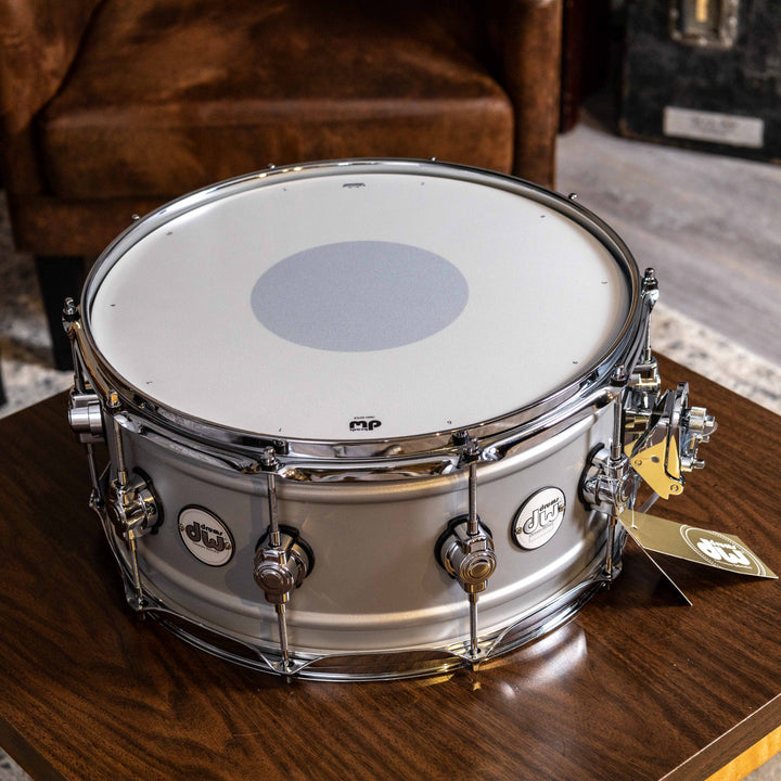 DDSD6514MACR- DW Design 6.5x14 Thin Aluminum Snare Drum