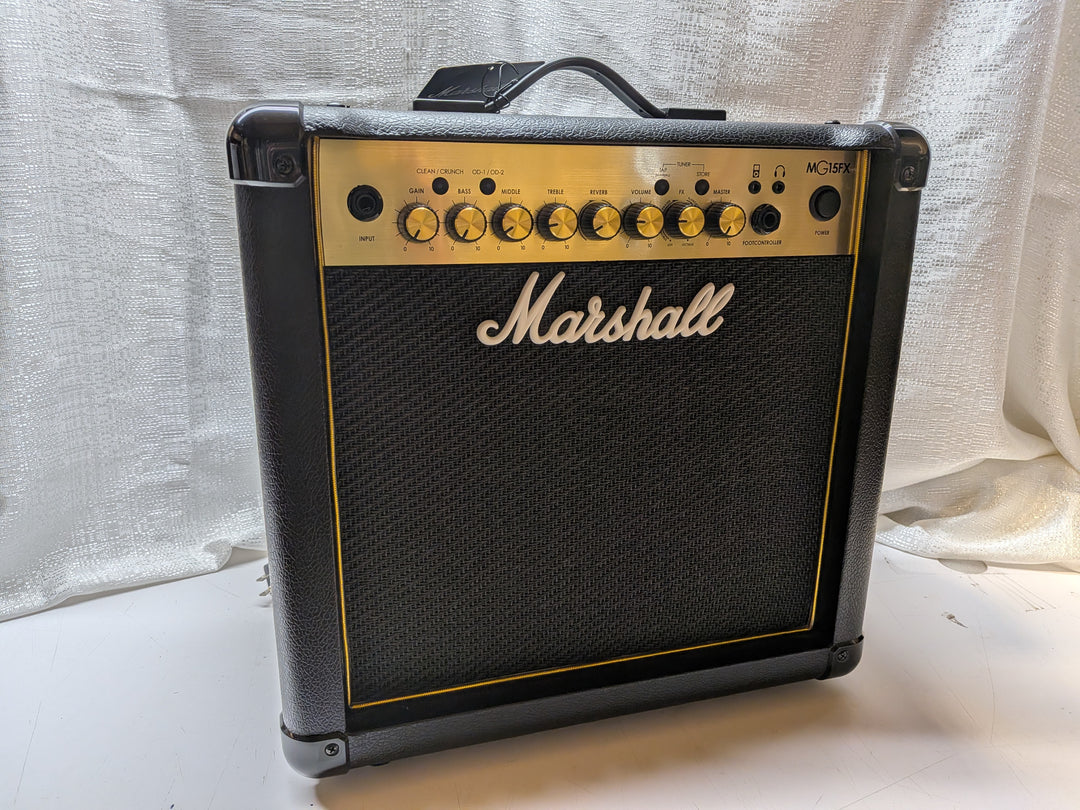 Marshall MG15GFX 4-Channel Solid-State Combo Amplifier with Presets and FX (Open Box)