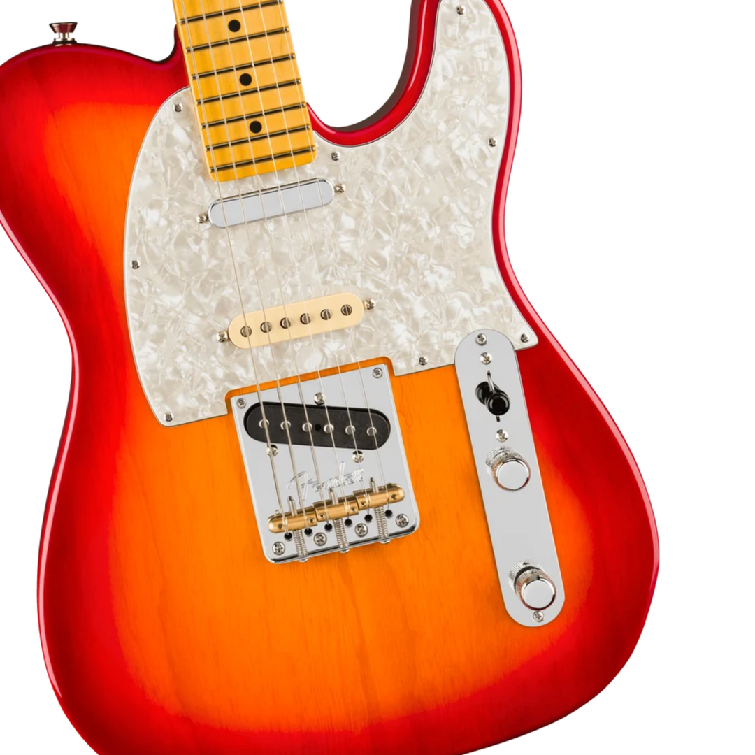 Fender American Professional Hot Shot Telecaster, Maple Fingerboard - Aged Cherry Burst - View 3