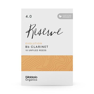 D'Addario Woodwinds ODCE1040 Reserve Evolution, Bb Clarinet - Box Of 10 - 4.0