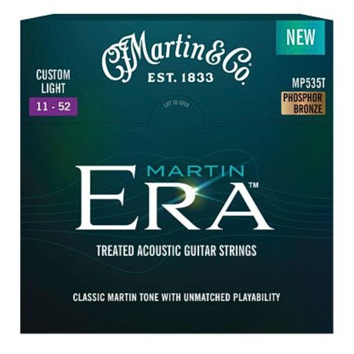 Martin Era MP535T Treated Acoustic Guitar Strings Custom Light 11-52