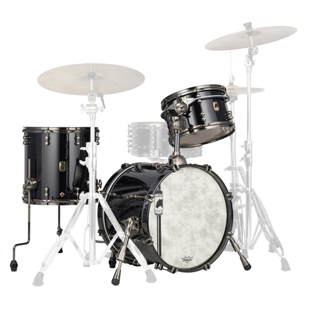 Mapex Black Panther Design Lab Cherry Bomb 3-Piece Shell Pack (18,12,14) - Piano Black