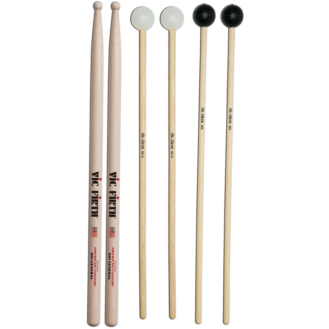 Vic Firth EP1B Protege Education Pack (includes SD1, M5, M14, VXSB0012)