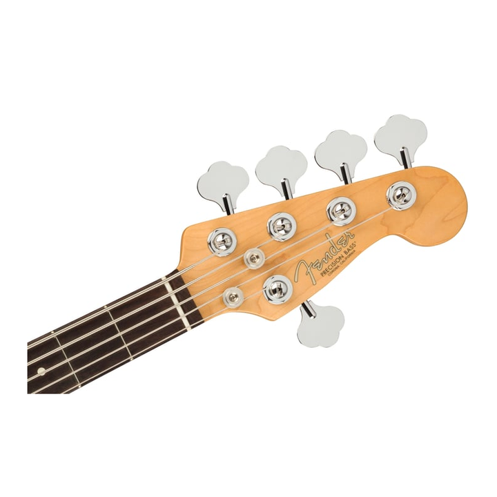 Fender American Professional II Precision Bass V Rosewood Fingerboard Electric Bass Guitar - Olympic White