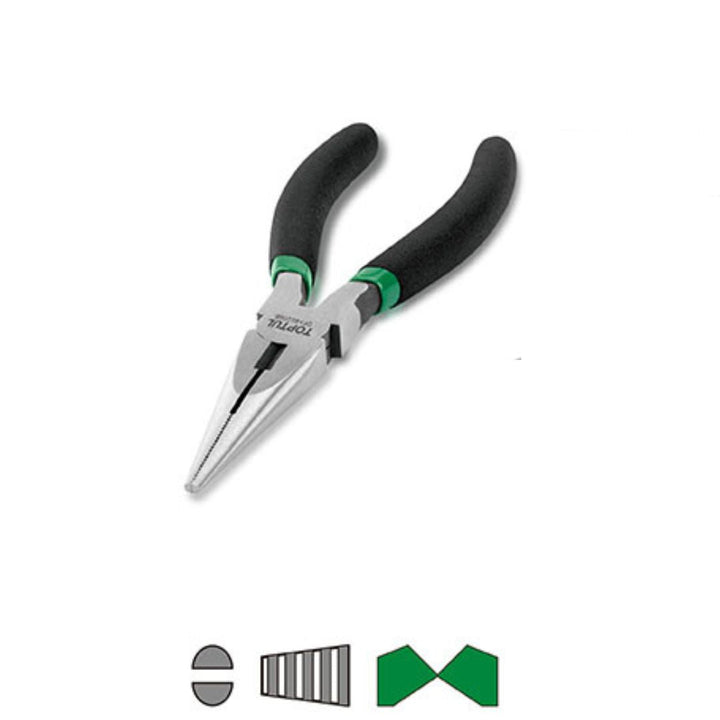 Allparts LT-1794-000 6" Needle Nose Pliers with Rubber Grip