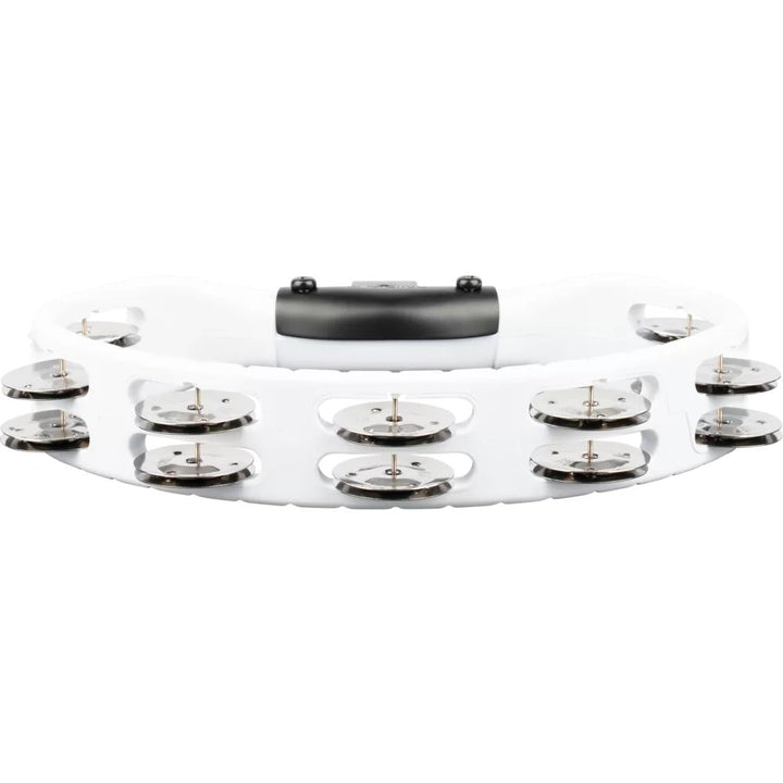 Meinl Headliner Series Mountable Tambourine with Stainless Steel Jingles - White