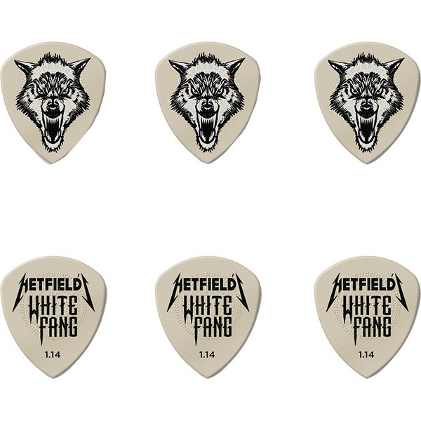 Dunlop White Fang Pick Tin