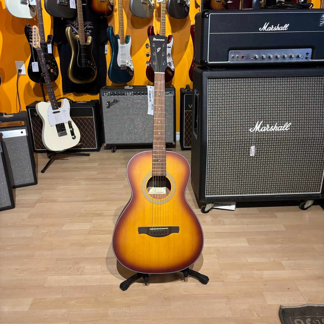 Ibanez PN50-ORH Acoustic Guitar - Open Pore Brown Sunburst Top, Natural Mahogany Back and Sides (Demo)