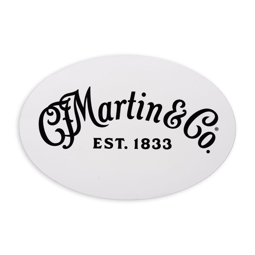 Martin 18N0353 White with Black Script Logo – Martin Gear Sticker