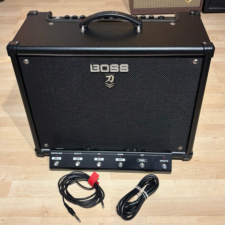 Boss - Katana 100 MKII w/ Boss GAFC(B) 6 Button Foot Controller & 20" TRS-FC Cable (2020) - USED