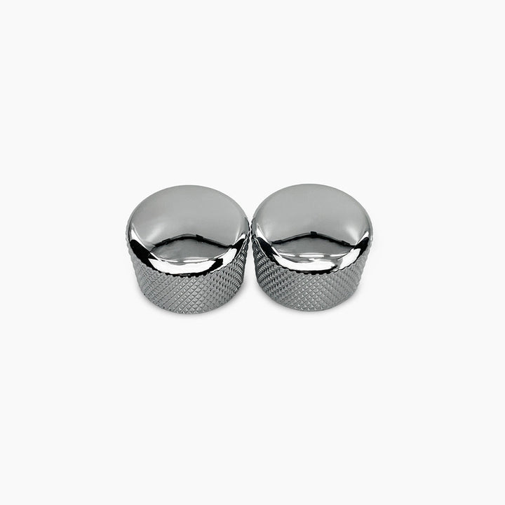 Allparts MK-0120 Metal Cupcake Knob Set Chrome
