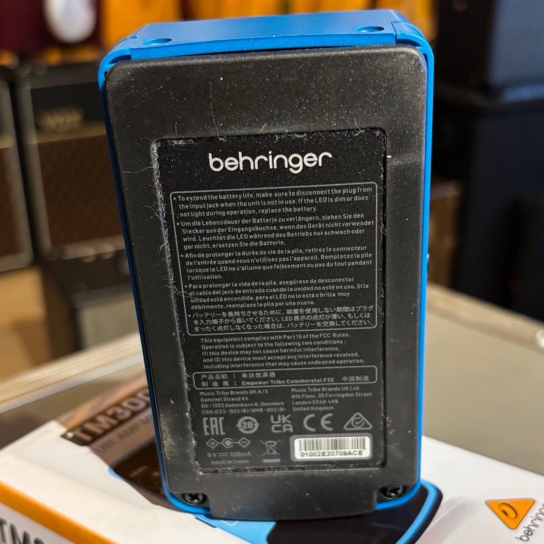 Behringer - TM300 Tube Amp Modeler FX Pedal w/Box - USED
