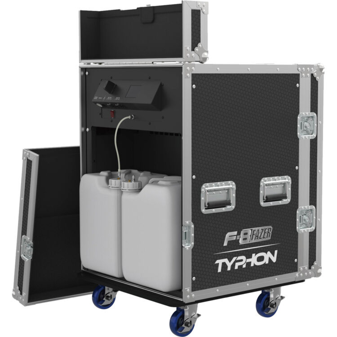 Antari F-8E 3500W Water-Based Faze Machine With Built-In Fan And DMX (Black/Silver)